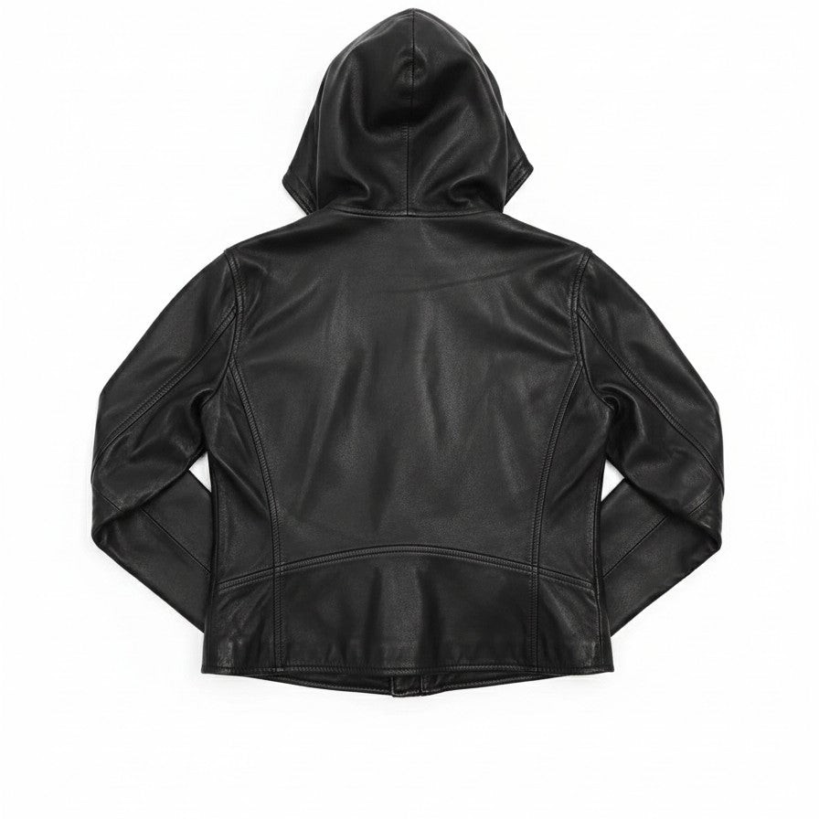 Women's Handmade Asymmetrical Moto Leather Jacket