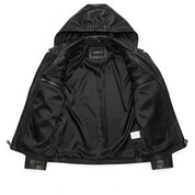 Women's Handmade Asymmetrical Moto Leather Jacket