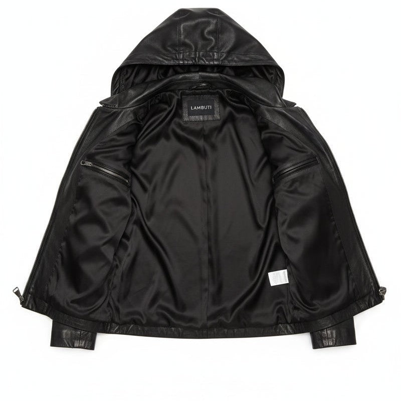 Women's Handmade Asymmetrical Moto Leather Jacket
