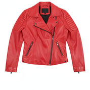Women's Handmade Biker Leather Jacket