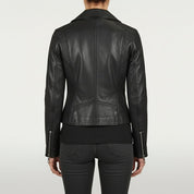 Women's Handmade Moto Leather Jacket