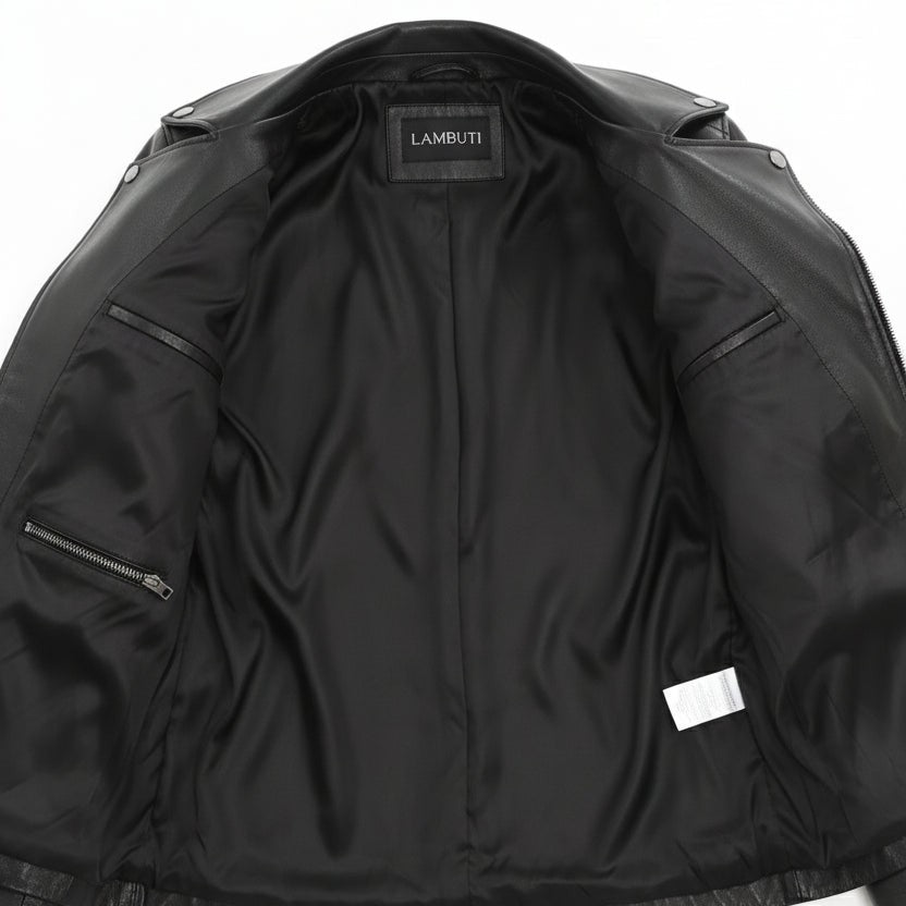 Women's Handmade Moto Leather Jacket