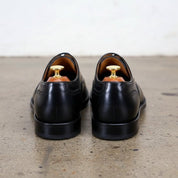 Men's Black Wingtip Oxford Leather Dress Shoes