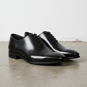 Handmade Men's Black Oxford Dress Shoes
