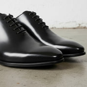 Handmade Men's Black Oxford Dress Shoes