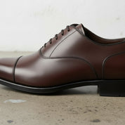Handcrafted Men's Brown Oxford Shoes