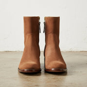 Handmade Brown Suede Ankle Boots
