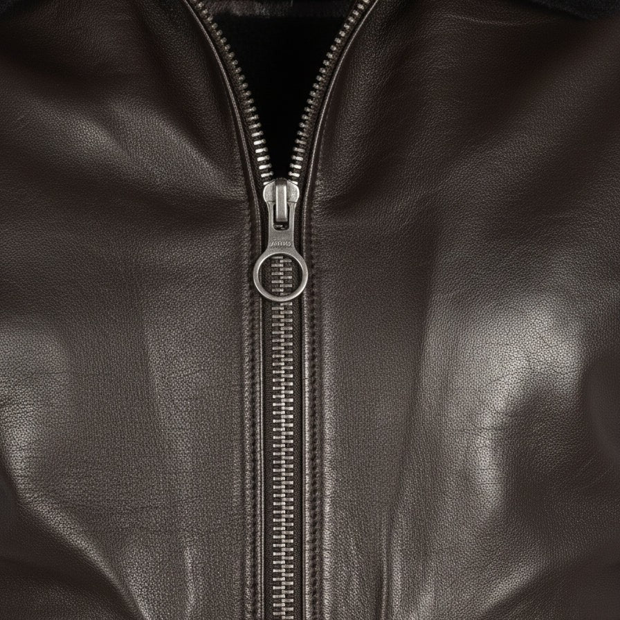 Men's Handmade Bomber Leather Jacket