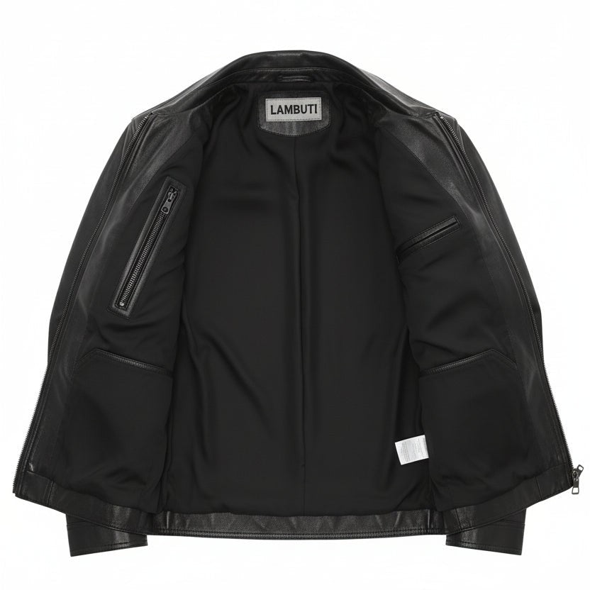 Men's Handmade Classic Leather Jacket