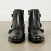 Handmade Men Leather Boot, Men's Leather Ankle High Boot, Leather Boot