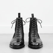 Handmade Men's Leather Suede Lace Up Brogue Dress Ankle Boots