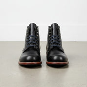 Handcrafted Men's Black Leather Ankle Boots