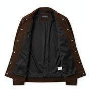 Men's Handmade Trucker Suede Jacket