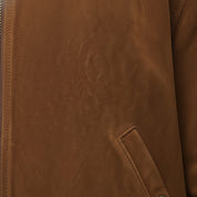 Men's Handmade Bomber Suede Jacket