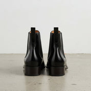Women’s Handmade Black Leather Ankle Chelsea Boots