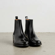 Women’s Handmade Black Leather Ankle Chelsea Boots