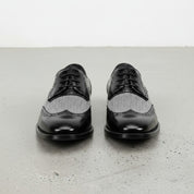 Handmade Men’s Two-Tone Wingtip Formal Dress Shoes