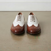 Handmade Men Spectators Dress Shoes, Men Wing Tip Brogue Casino Shoes