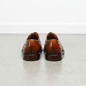 Handmade Men’s Tan Leather Oxford Shoes, Wingtip Dress Shoes for Men