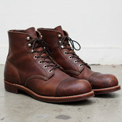 Handmade Men's Brown Leather Ankle Boots