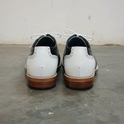 Handmade Two Tone Formal Spectator Shoes, Dress Shoes For Men