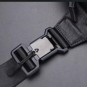 Full-Grain Leather Messenger Waist Bag, Mini Shoulder Bag