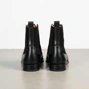 Men Fashion Black Color Wing Tip Ankle Boots, Suede and Leather Boot