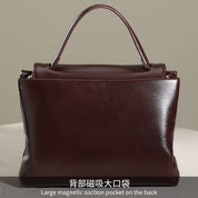 Women's Vintage Genuine Leather Crossbody Bag - Classic Messenger Handbag