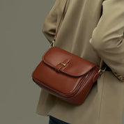 Women's Vintage Full-Grain Leather Crossbody Bag