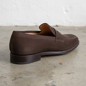 Handmade Men Brown Suede Leather Moccasins Loafer Slip-On Shoes