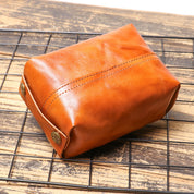 New Style Cowhide Full-Grain Leather Tissue Bag