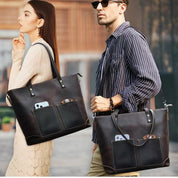 Full-Grain Leather 14.2" Laptop Bag