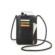 Full-Grain Leather Crossbody Bag, Versatile Unisex Sling Purse