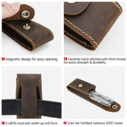 Handmade Leather Belt Pouch – Vintage EDC Multitool & Pocket Knife Sheath