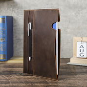 Handmade Crazy Horse Leather A5 Journal Bible Cover