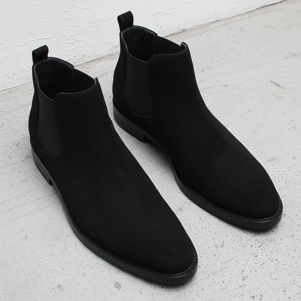 Handcrafted Men's Suede Chelsea Boots