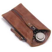 Women's Full-Grain Leather Key Case Wallet