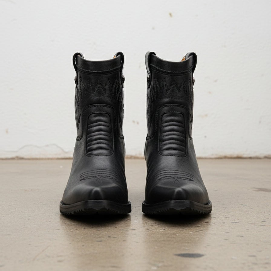 Handmade Calf Leather Women's Ankle Boots