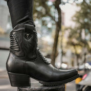 Handmade Calf Leather Women's Ankle Boots