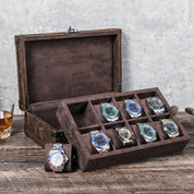 Handmade Leather Custom Watch Box