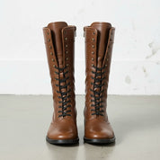 New Handmade Mens Style Superb Leather Boots Long Men Boot Leather - Brown