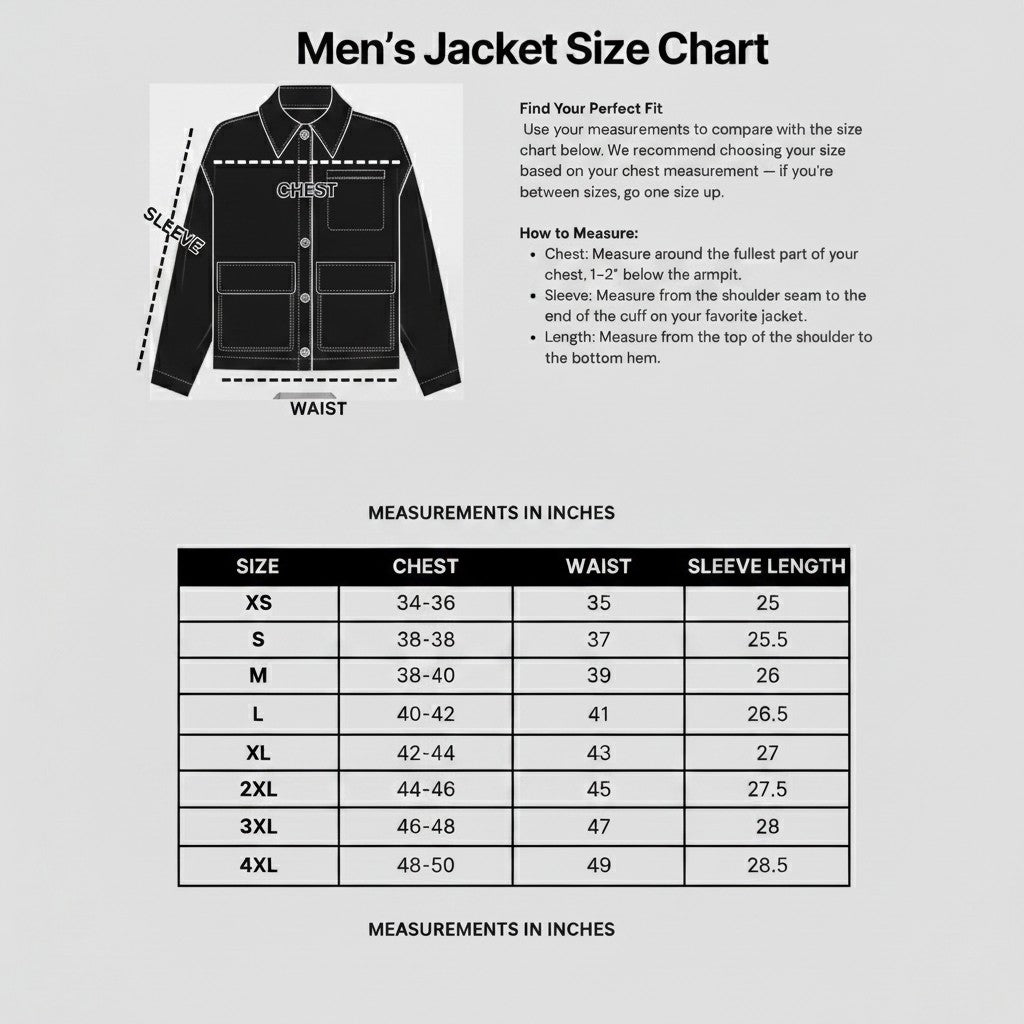 Men's Black Slim Fit Leather Biker Jacket