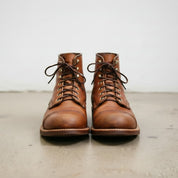 Handmade Men's Tan Brown Leather Ankle Boots