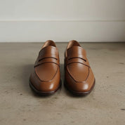 Men's Brown Leather Loafers