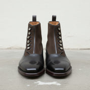 Men's Black Leather Ankle Boots