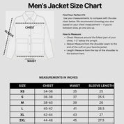 Men's Black USA Flag Leather Biker Jacket