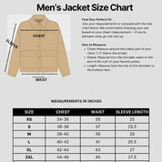 Men's Tan Leather Biker Jacket
