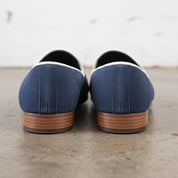 Men's Navy Blue Suede Tassel Loafers