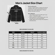 Men's Black Studded Pebbled Leather Biker Jacket