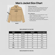 Men's Tan Leather Biker Jacket